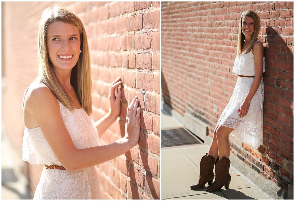senior photography session downtown